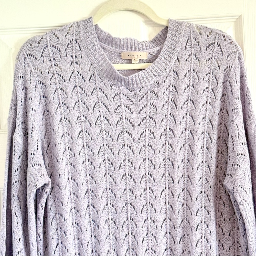🌻 Gilli Lilac Pullover Sweater - Picture 3 of 8